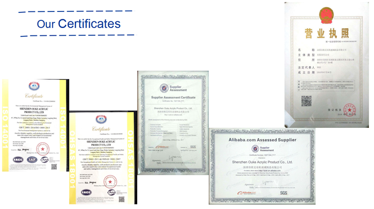 Home storage container acrylic storage boxes  certificates.png
