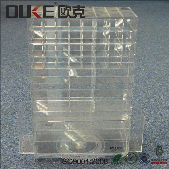 Rotating Acrylic Lipstick Holder Makeup Organizer Cosmntic Box