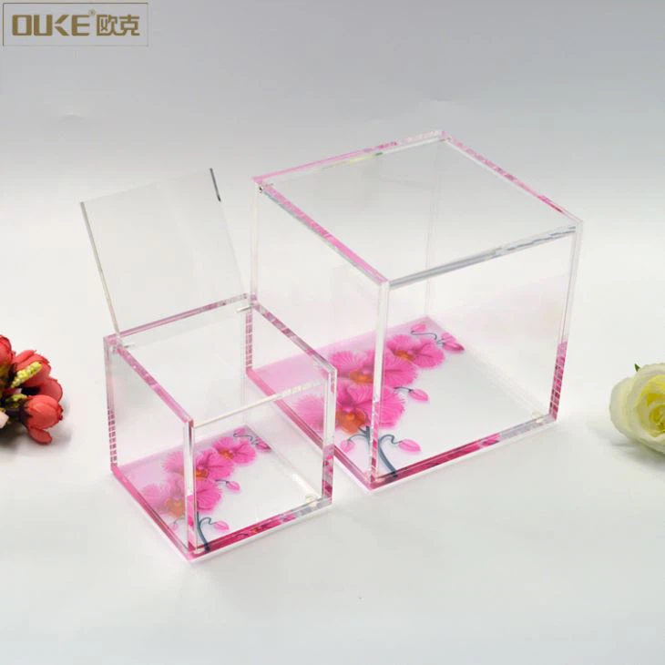 Hot Sale Printing Clear Acrylic Gift Box