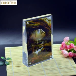 Προσαρμοσμένο Perspex Clear Acrylic Block Frame
