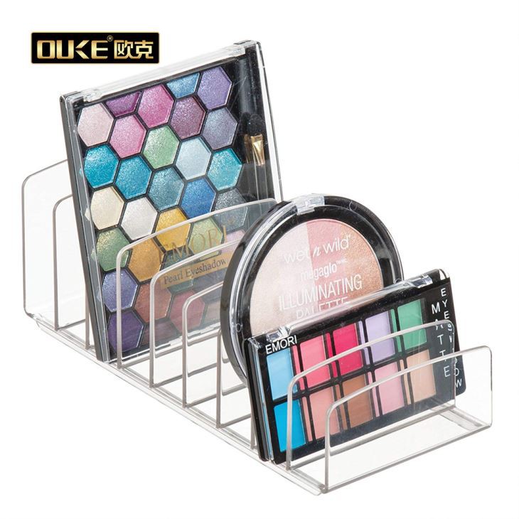 Clarity Cosmetic Palette Organizer Acrylic Divider