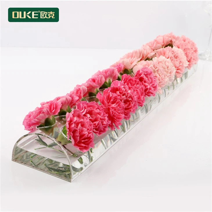 Rectanglur Acrylic Vase